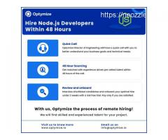 Hire Dedicated Virtual Node.js Developers Within 48 Hours | Optymize