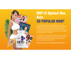 Optimal Max Keto - Increased metabolism and immunity & more