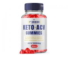 1st Choice Keto ACV Gummies Weight Reduction: Benefits, Trimmings, How To Purchase?