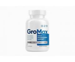 GroMax Nootropic - Naturally Enhancing Capsules - Testo Booster for Men - Increase Size